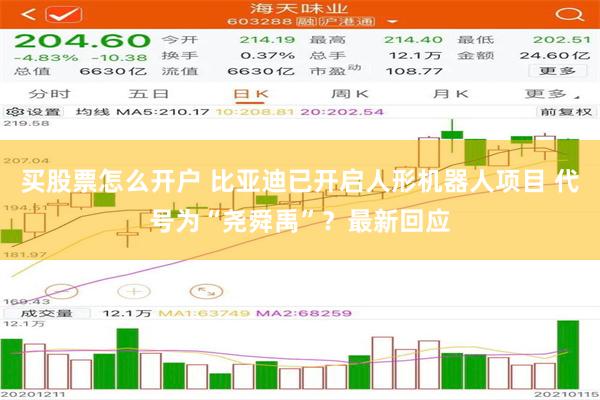 买股票怎么开户 比亚迪已开启人形机器人项目 代号为“尧舜禹”？最新回应